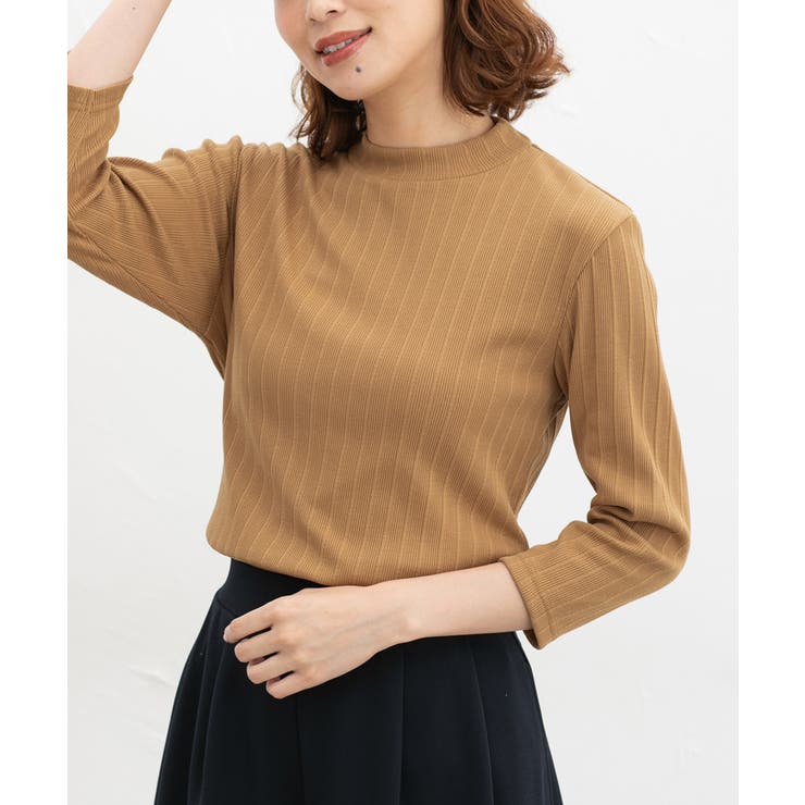 キャメル | トップス Tシャツ ７分袖Tシャツ | Honeys