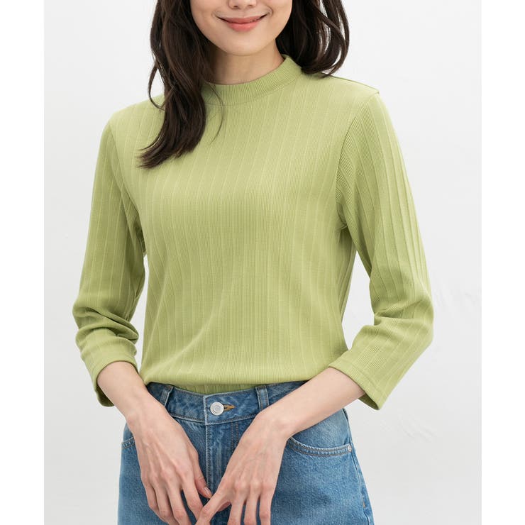 ライトグリーン | トップス Tシャツ ７分袖Tシャツ | Honeys