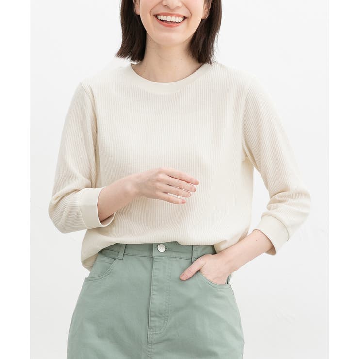 アイボリー | トップス カットソー Tシャツ | Honeys