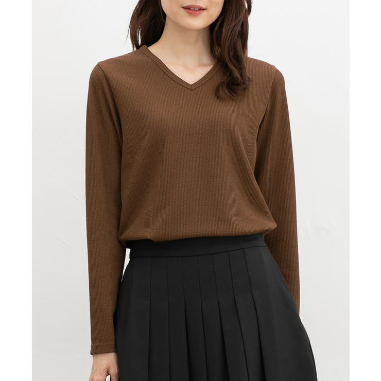 ブラウン | トップス Tシャツ ロンＴ | Honeys