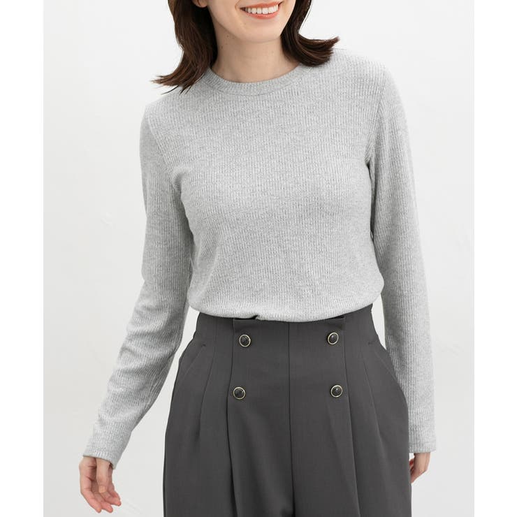 杢グレー | トップス Tシャツ ロンＴ | Honeys