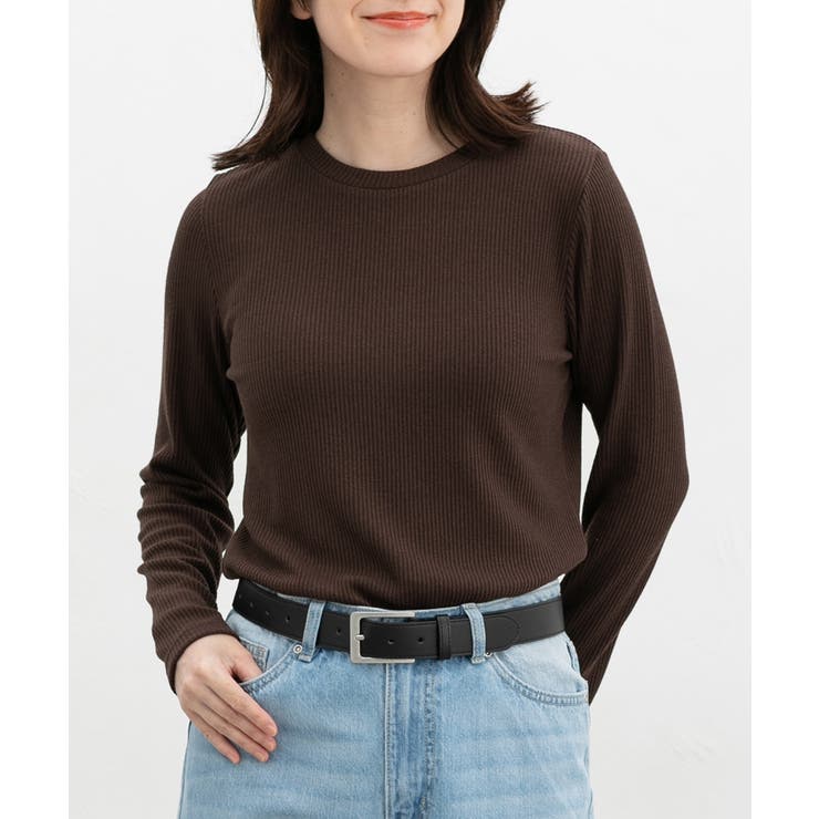 ブラウン | トップス Tシャツ ロンＴ | Honeys