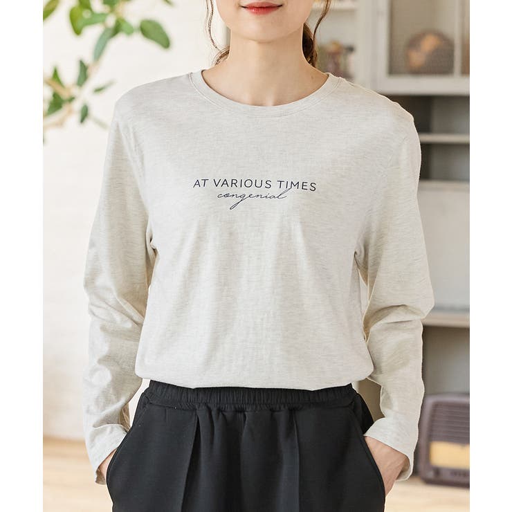 オートミール | トップス Tシャツ ロンＴ | Honeys