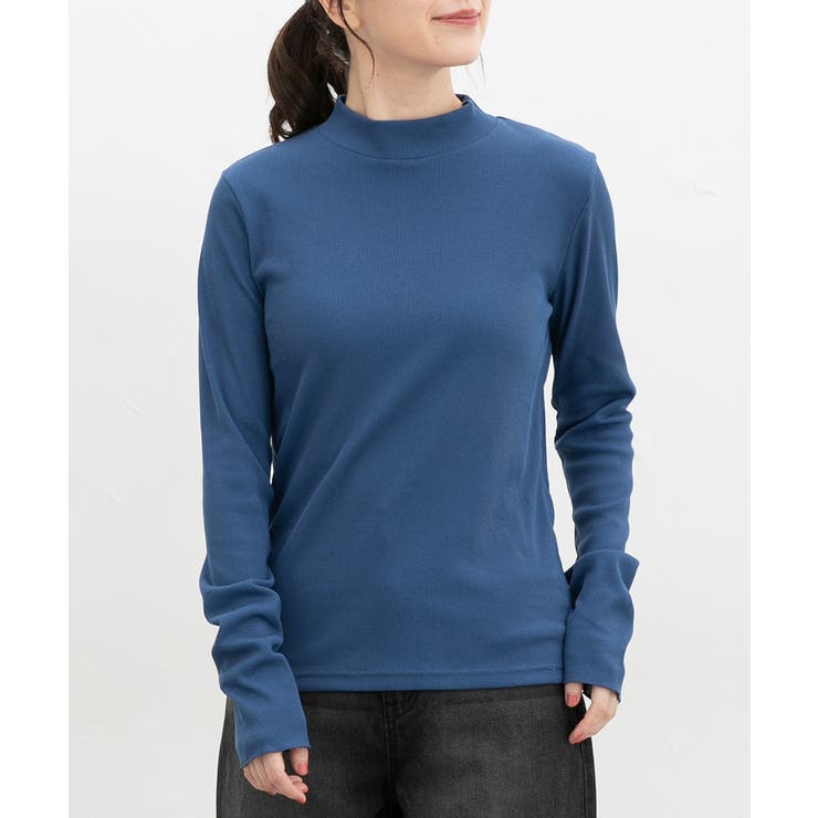 ブルー | トップス カットソー 長袖 | Honeys