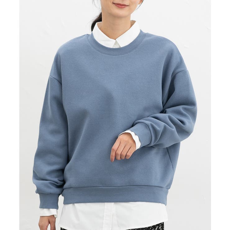 ブルー | トップス スウェット 長袖 | Honeys