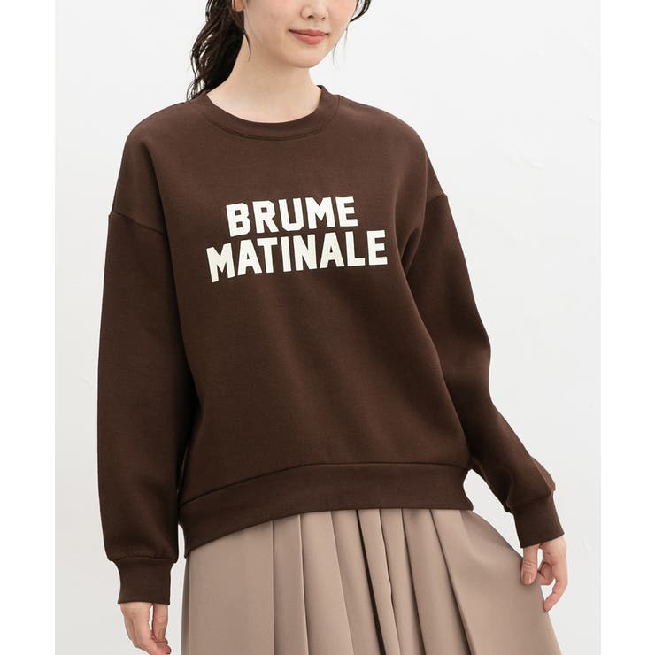 ブラウン | トップス スウェット 長袖 | Honeys