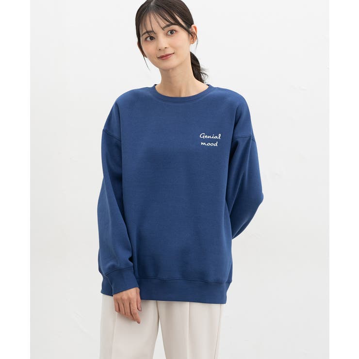 ブルー | トップス スウェット 長袖 | Honeys