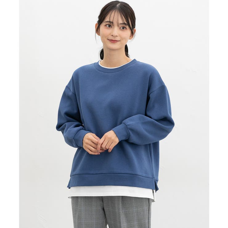 ブルー | トップス スウェット 長袖 | Honeys