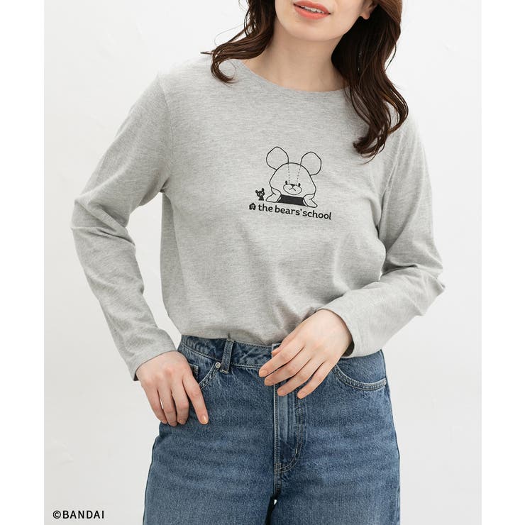 杢グレー | トップス Tシャツ ロンＴ | Honeys