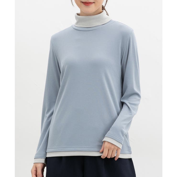 サックス | トップス カットソー 長袖 | Honeys