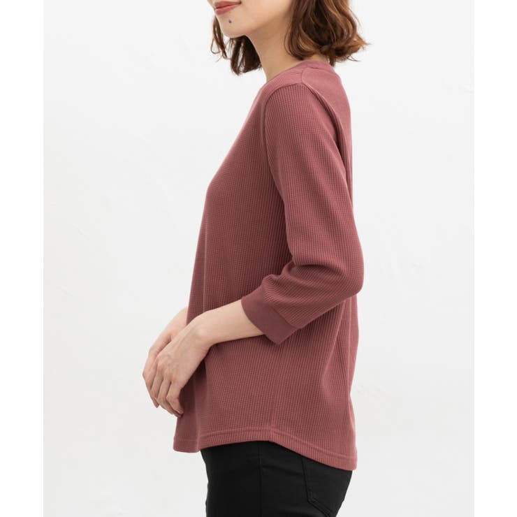 トップス Tシャツ ７分袖Tシャツ | Honeys | 詳細画像10 