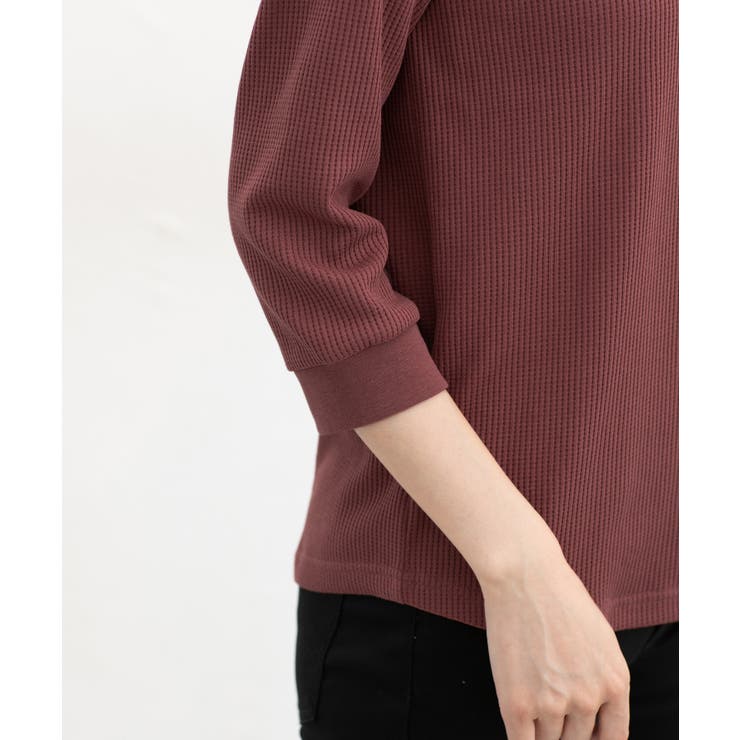 トップス Tシャツ ７分袖Tシャツ | Honeys | 詳細画像13 