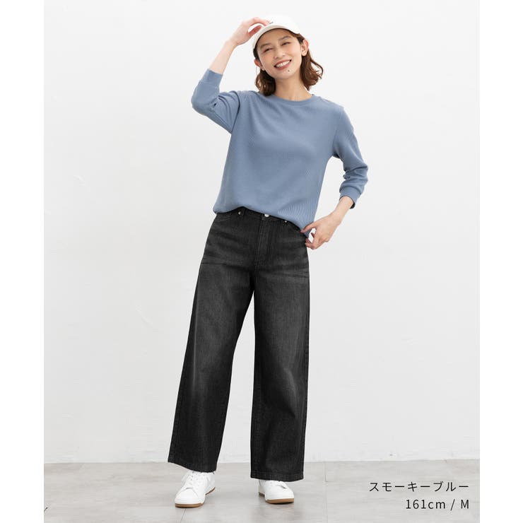 トップス Tシャツ ７分袖Tシャツ | Honeys | 詳細画像3 