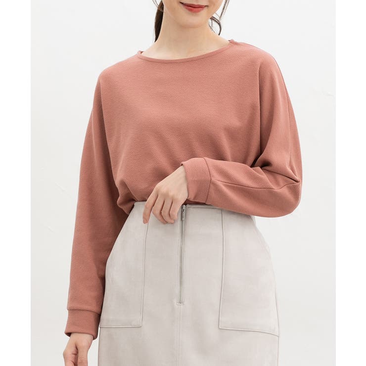 オレンジ | トップス カットソー 長袖 | Honeys