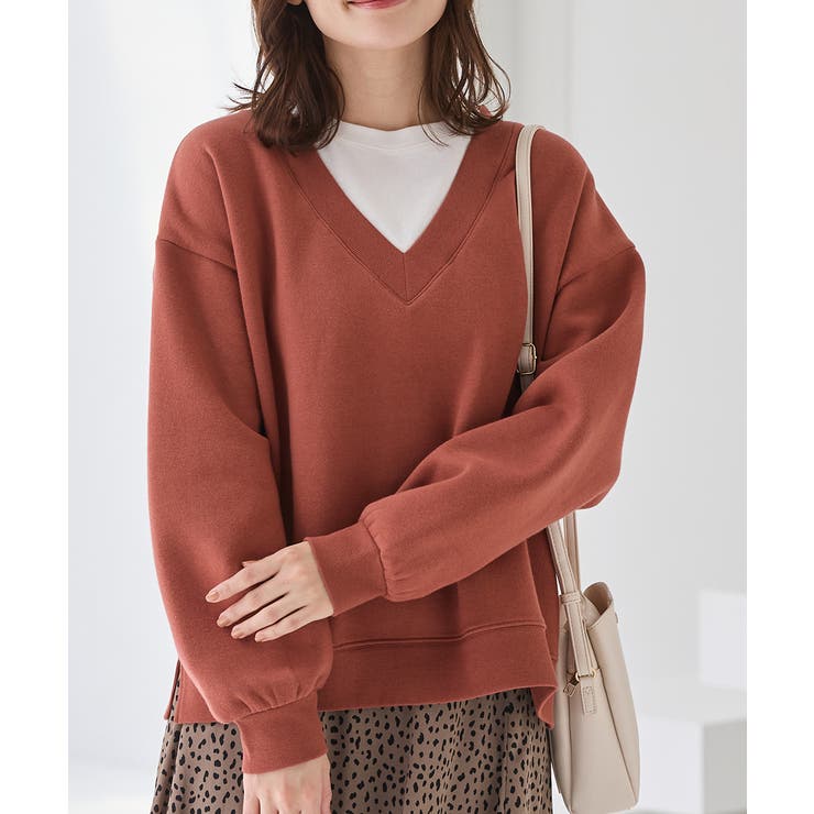 ダークオレンジ | トップス スウェット 長袖 | Honeys