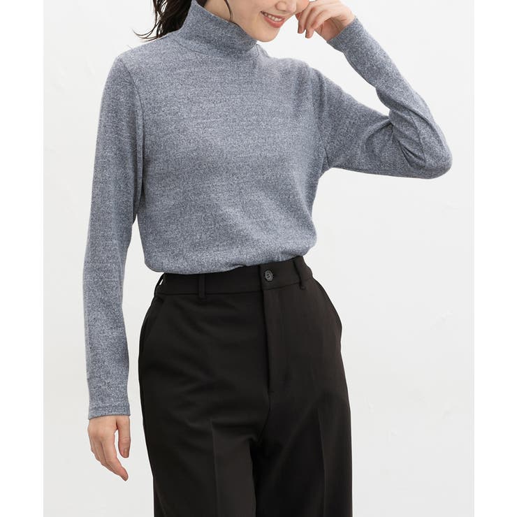 杢ブルー | トップス カットソー 長袖 | Honeys