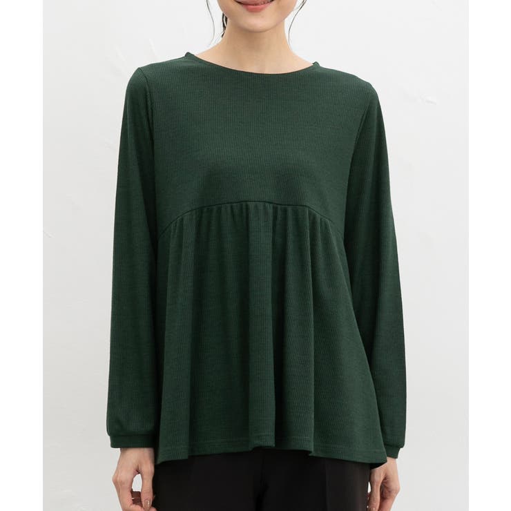 グリーン | トップス カットソー 長袖 | Honeys