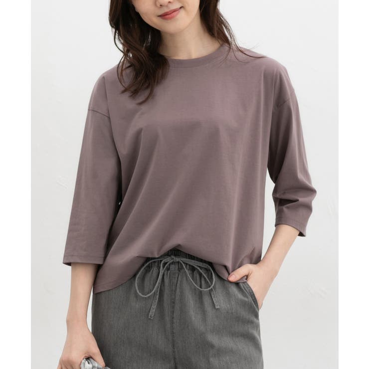 トップス Tシャツ ７分袖Tシャツ | Honeys | 詳細画像10 