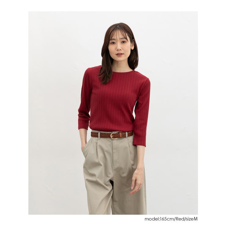 トップス Tシャツ ７分袖Tシャツ | Honeys | 詳細画像5 
