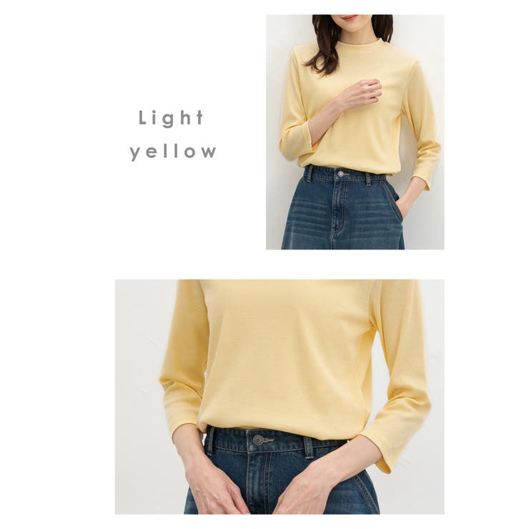 トップス Tシャツ ７分袖Tシャツ | Honeys | 詳細画像10 