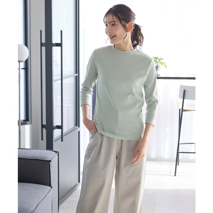 トップス Tシャツ ７分袖Tシャツ | Honeys | 詳細画像6 