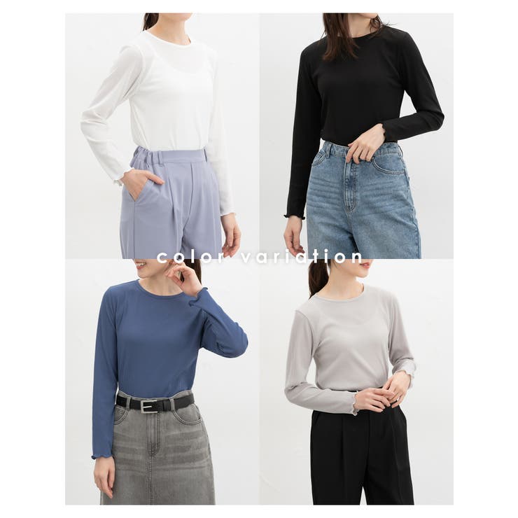 トップス Tシャツ ロンＴ | Honeys | 詳細画像3 