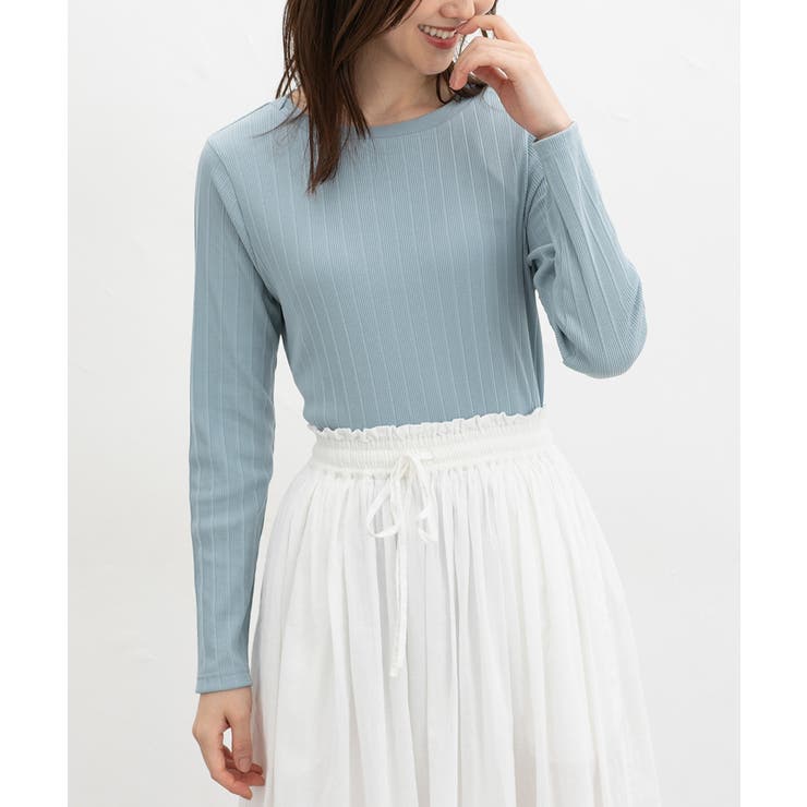 サックス | トップス Tシャツ ロンＴ | Honeys