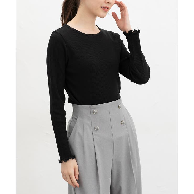 ブラック | トップス Tシャツ ロンＴ | Honeys