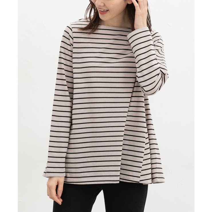 グレー×クロ | トップス Tシャツ ロンＴ | Honeys