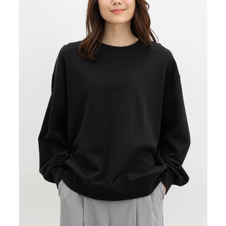ブラック | トップス スウェット 長袖 | Honeys