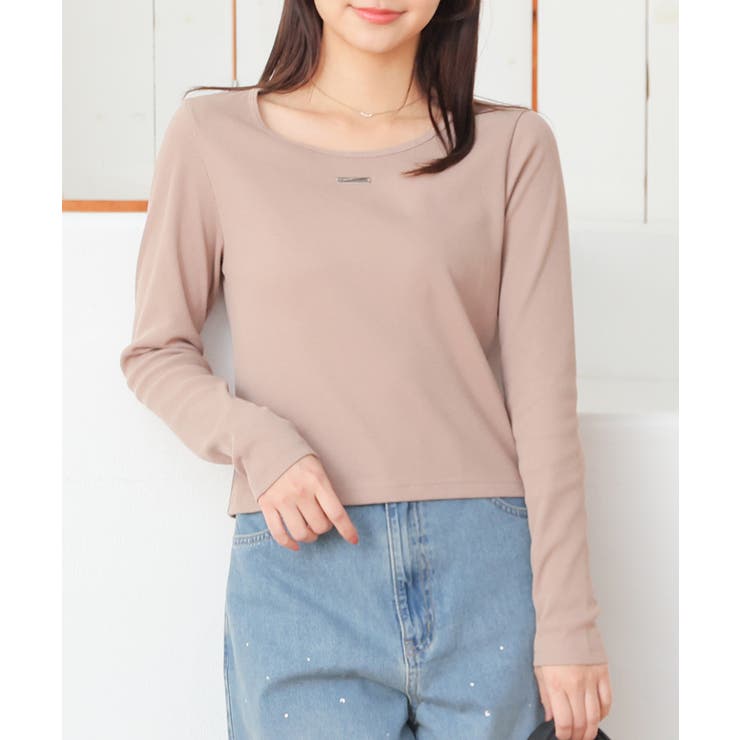 モカ | トップス カットソー 長袖 | Honeys