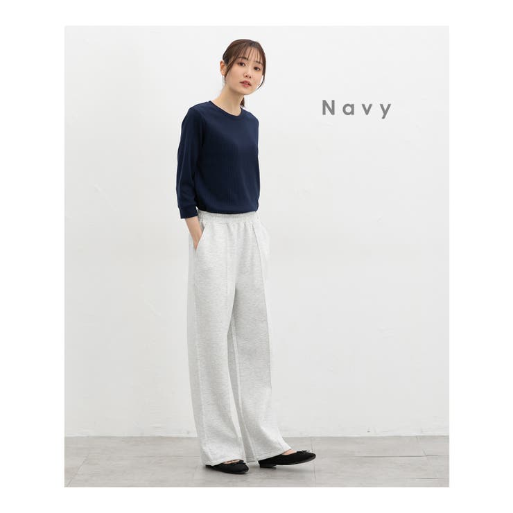 トップス Tシャツ ７分袖Tシャツ | Honeys | 詳細画像10 