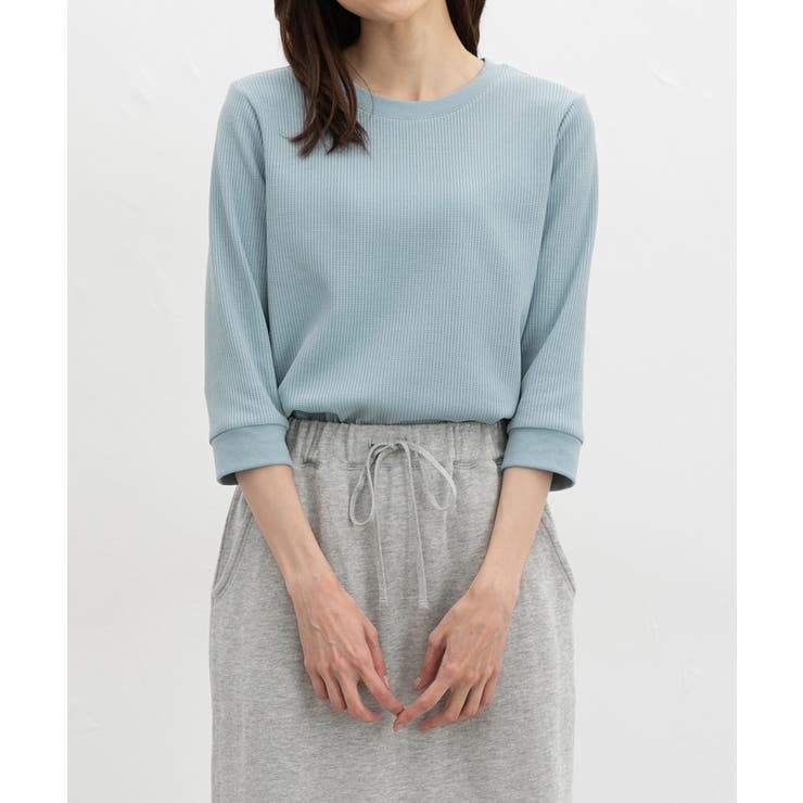 サックス | トップス Tシャツ ７分袖Tシャツ | Honeys