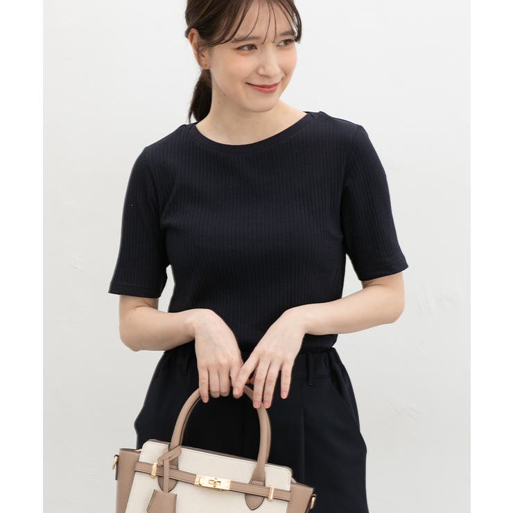 ネイビー | トップス Tシャツ 半袖Tシャツ | Honeys