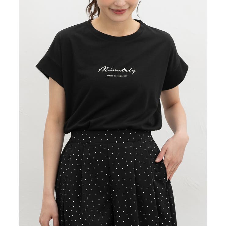 ブラック | トップス Tシャツ 半袖Tシャツ | Honeys