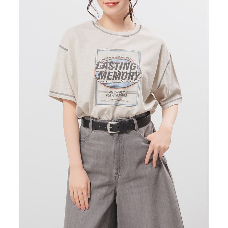 オートミール | トップス Tシャツ 半袖Tシャツ | Honeys