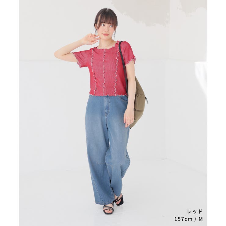 トップス カットソー 半袖 | Honeys | 詳細画像9 
