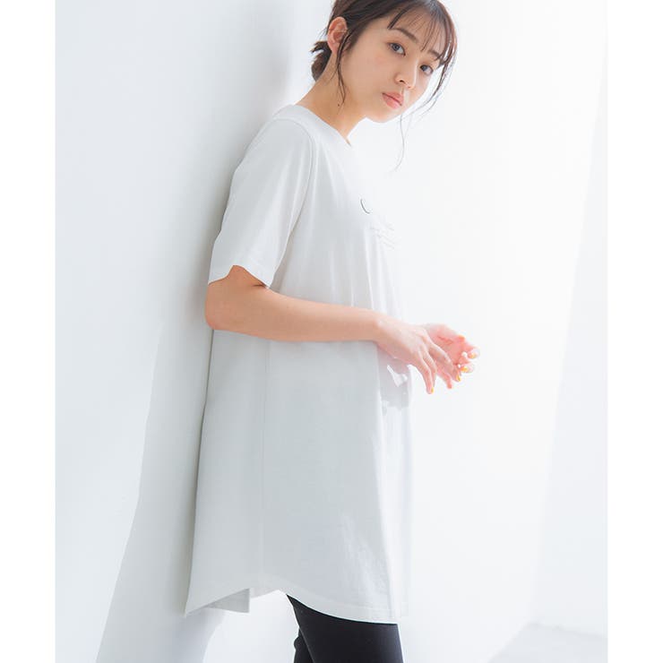 トップス チュニック 半袖[品番：HNSW0005776]｜Honeys（ハニーズ）の