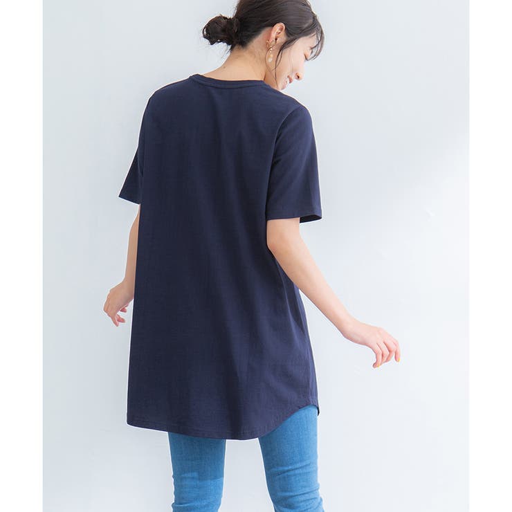 トップス チュニック 半袖[品番：HNSW0005776]｜Honeys（ハニーズ）の