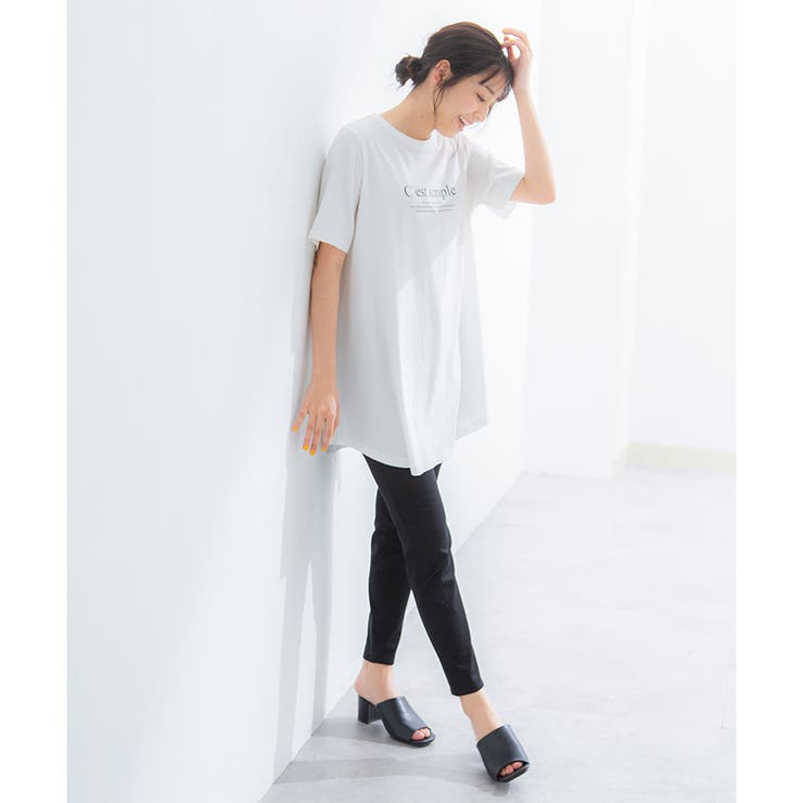 トップス チュニック 半袖[品番：HNSW0005776]｜Honeys（ハニーズ）の