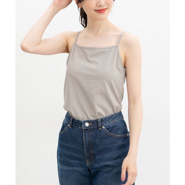グレージュ | トップス キャミソール UVカット | Honeys
