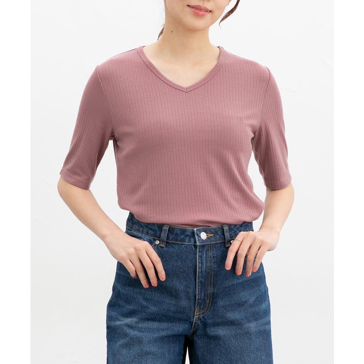 ダークピンク | 【ハニーズ】トップス Tシャツ 半袖Tシャツ | Honeys