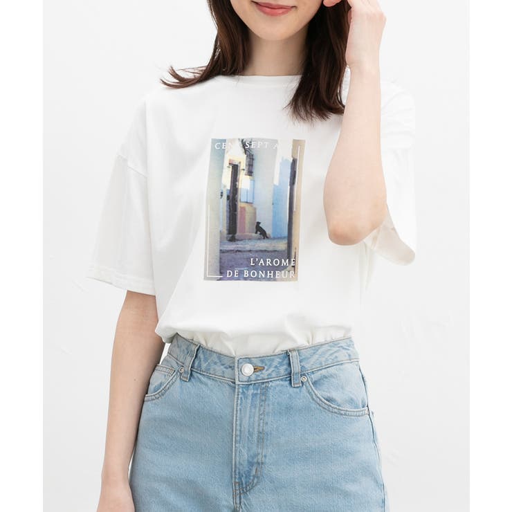 オフ×ベージュ | トップス Tシャツ 半袖Tシャツ | Honeys