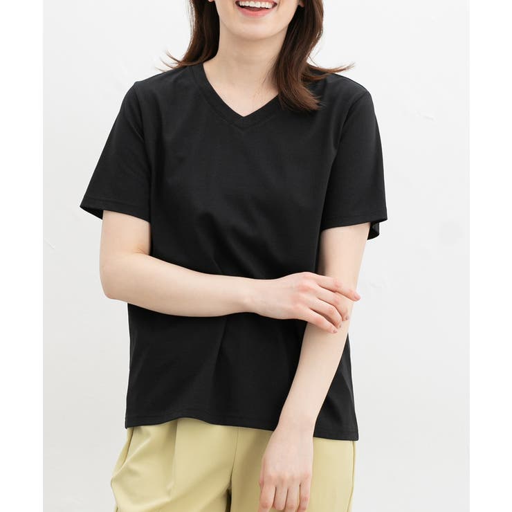 ブラック | 【ハニーズ】トップス Tシャツ 半袖Tシャツ | Honeys