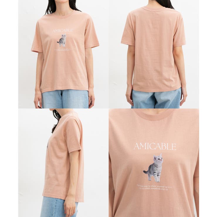 トップス Tシャツ 半袖Tシャツ | Honeys | 詳細画像14 