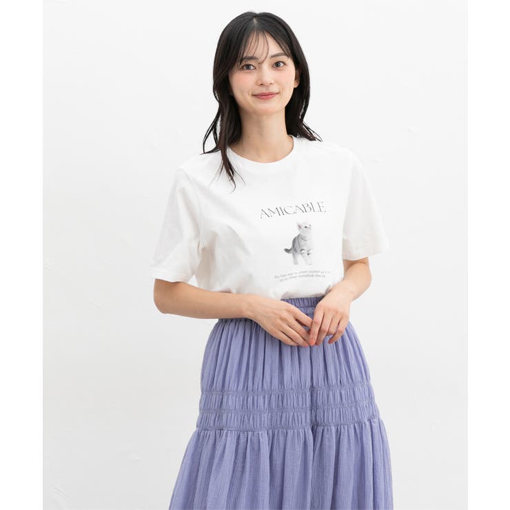 トップス Tシャツ 半袖Tシャツ | Honeys | 詳細画像4 
