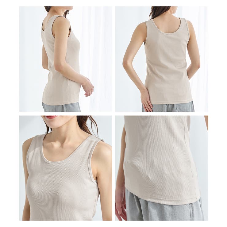 トップス タンクトップ カップ付き | Honeys | 詳細画像14 