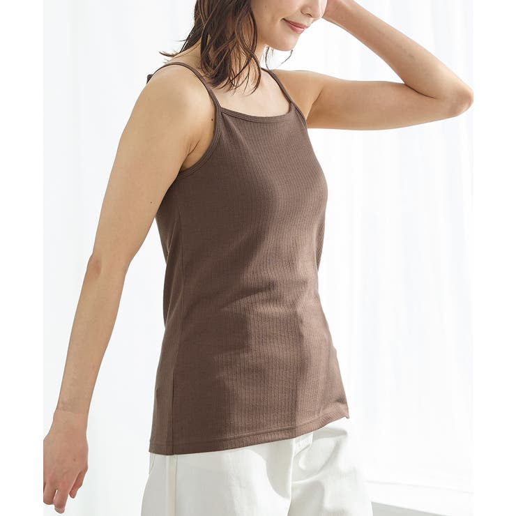 ダークモカ | トップス キャミソール カップ付き | Honeys