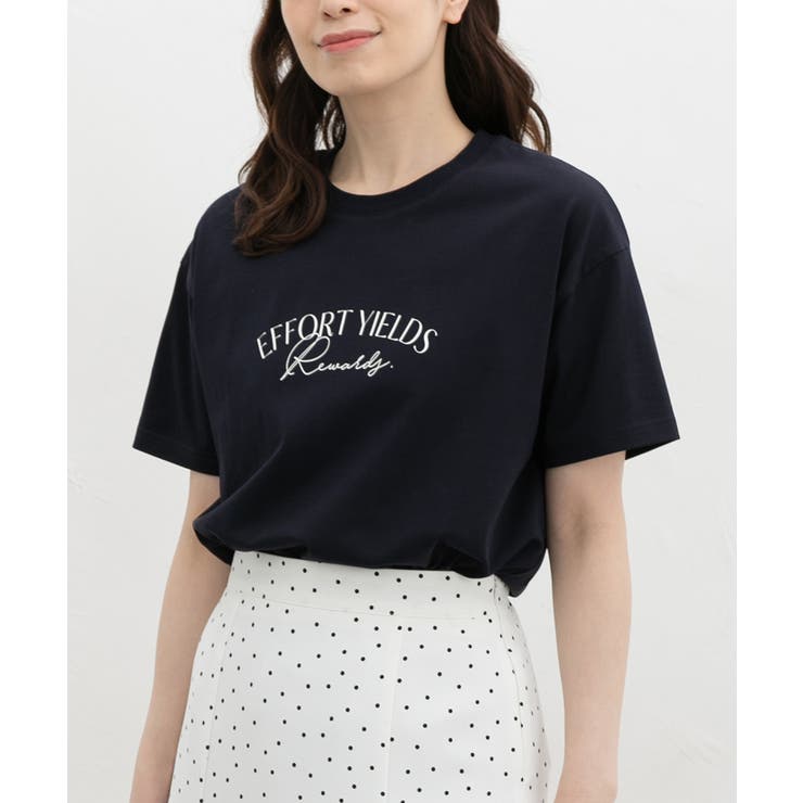 ネイビー | トップス Tシャツ 半袖Tシャツ | Honeys