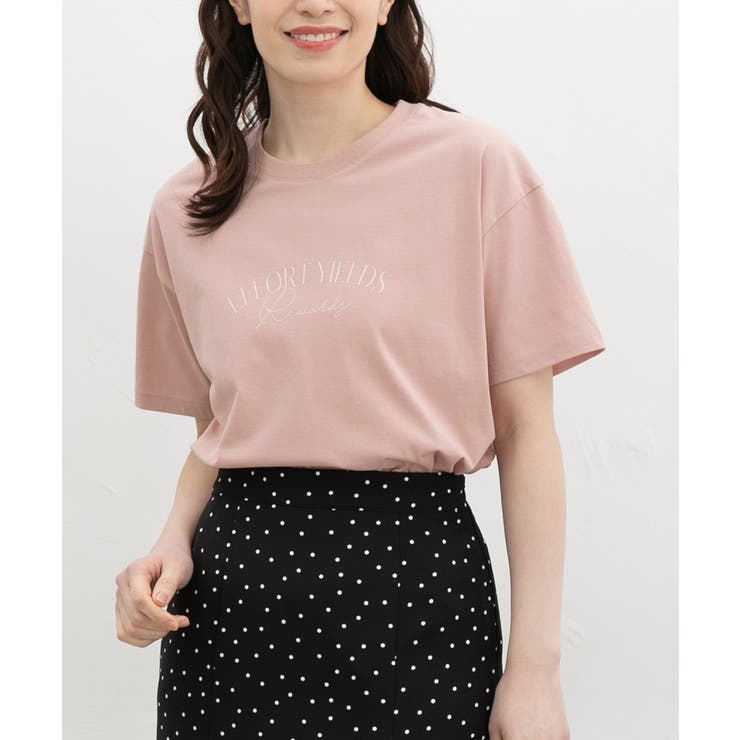 ピンク | トップス Tシャツ 半袖Tシャツ | Honeys
